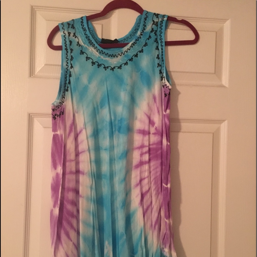 Tie Dye Beach Dress